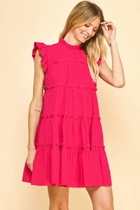 Tiered Ruffle Mini Dress