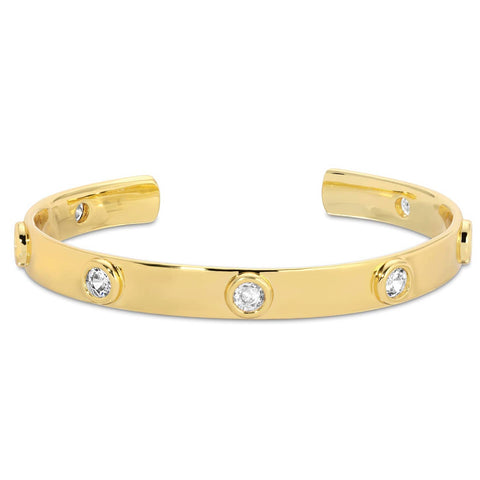 Cubic Zirconia Cuff Bracelet