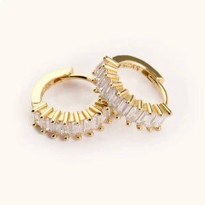 Esther Gold Diamond Hoops