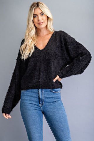 Fuzzy Sweetheart Sweater