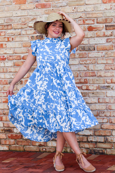 Flirty Floral High Low Dress