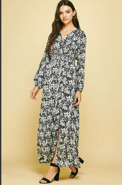 Floral Surplice Maxi
